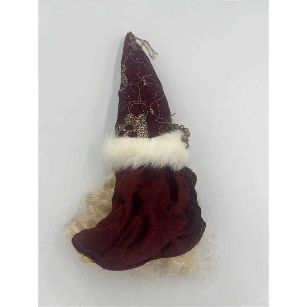 Vintage Victorian Style‎ Santa Christmas Ornament Old World Head Hat Beard Large